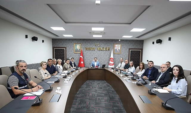 Hatay Valisi Mustafa Masatlı’nın başkanlığında, 6 Şubat depremlerinden etkilenen kadim