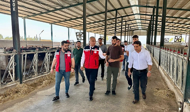Hatay tarım ve Orman İl Müdürü Abdurrahman Türkmen, Reyhanlı ilçesinde faaliyet gösteren DEMKAR