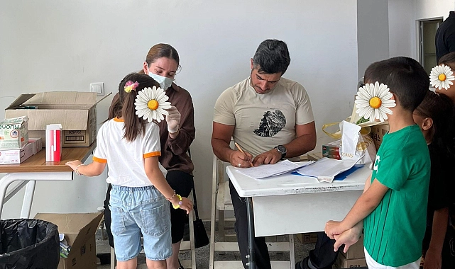 Hatay’ın Kırıkhan ilçesinde hayata geçirilen “Yüreğimizdeki Işık” projesi kapsamında yaz