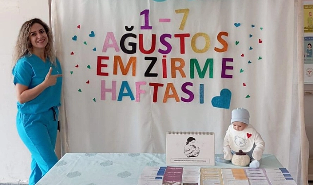 1-7 Ağustos Emzirme Haftası dolayısıyla Kırıkhan Devlet Hastanesi’nde farkındalık oluşturmak amacıyla özel