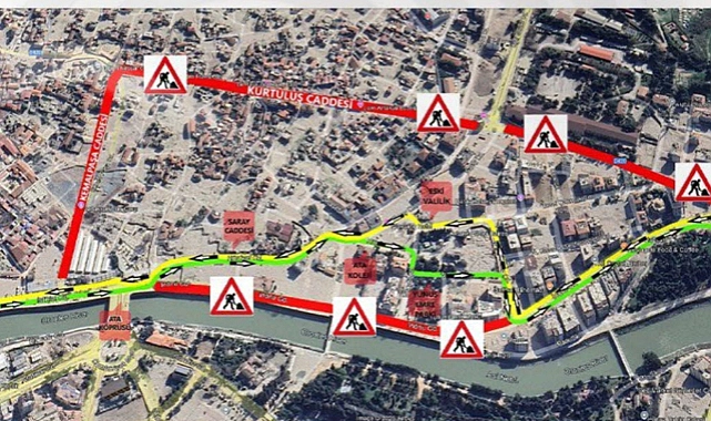 Antakya’da şehir içi trafiği olumsuz etkileyen yeni bir gelişme yaşandı.