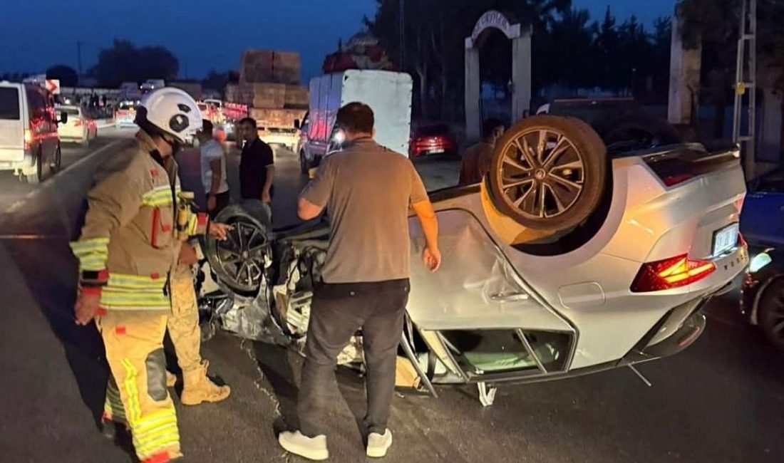 Hatay’ın Belen ilçesinde otomobil ile sepetli motosikletin karıştığı trafik kazasında