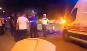 Hatay’ın Dörtyol ilçesinde iki motosikletin çarpışması sonucu meydana gelen trafik