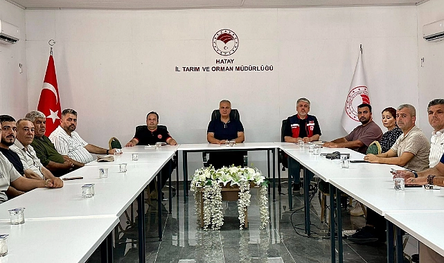 Hatay Tarım ve Orman İl Müdürü Abdurrahman Türkmen, il genelinde