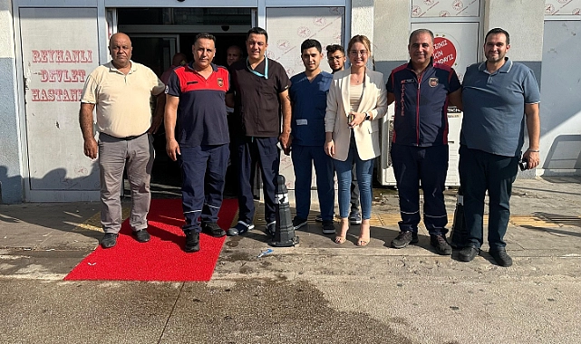 Reyhanlı Devlet Hastanesi yönetimi ile Hatay Büyükşehir Belediyesi İtfaiye Daire Başkanlığı’na bağlı Reyhanlı