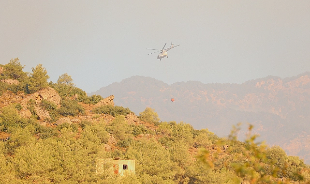 Hatay’ın Hassa ilçesinde, dün akşam saatlerinde çıkan orman yangınına havadan ve karadan müdahale ediliyor.Bademli