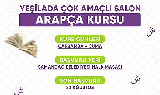 Samandağ Belediyesi, ilçeye kazandırılan yeni tesislerden biri olan Yeşilada Çok Amaçlı
