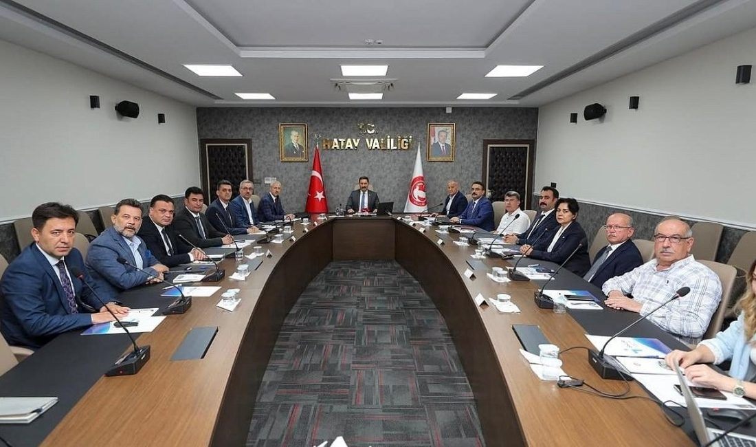 Hatay Valisi Mustafa Masatlı başkanlığında düzenlenen “İl İstihdam ve Meslekî