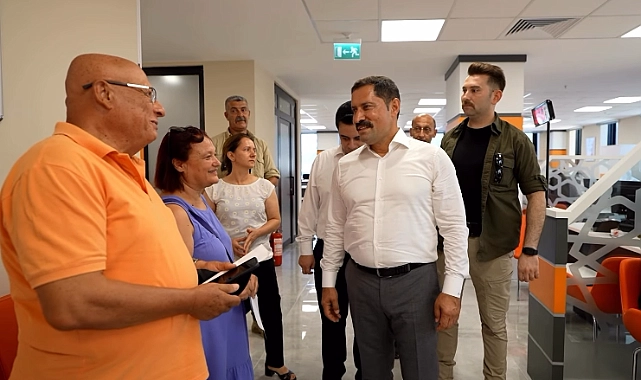 Hatay Valisi Mustafa Masatlı, Samandağ ilçesinde yapımı tamamlanan ve birçok kamu kurumunu