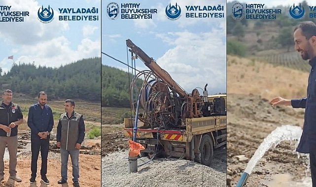 Yayladağı ilçesinde yürütülen içme suyu arayışları olumlu sonuç verdi.&nbsp; Yayladağı
